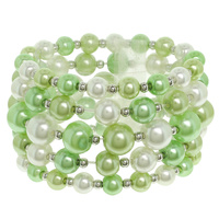 MULTI ROW PEARL STRETCH BRACELET SET